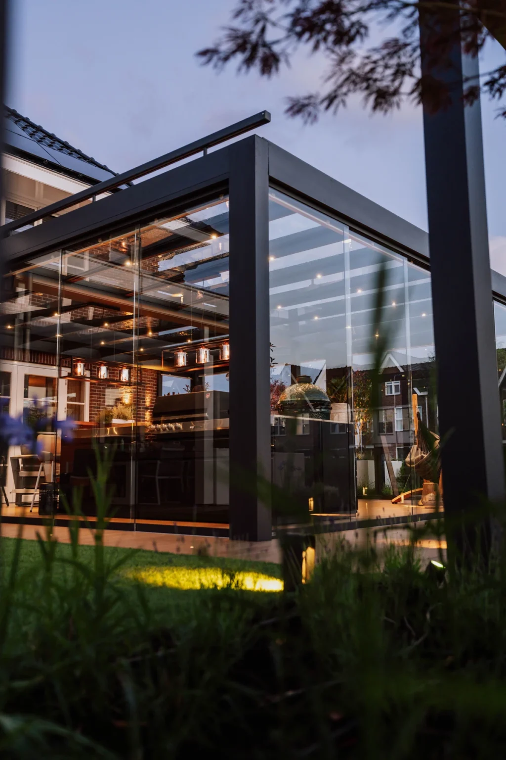Cubistisch dak tuinkamer veranda